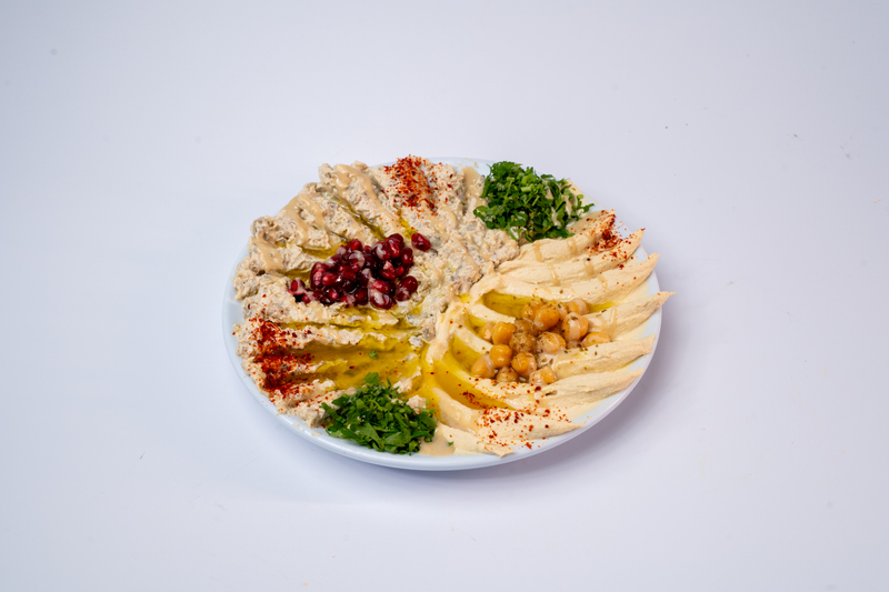 صحن مشكل (حمص ومتبل)