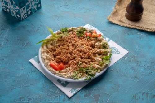 متبل مع لحمة