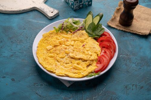 بيض مع بطاطا