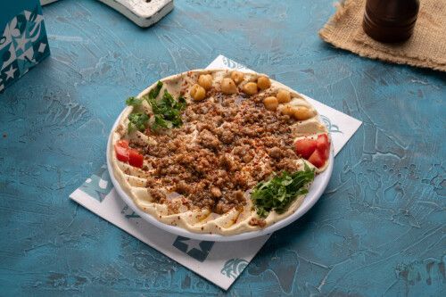 صحن مسبحة مع لحمة