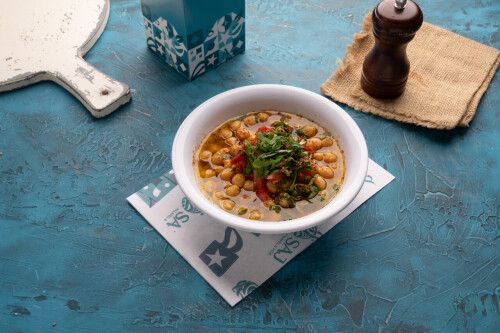 حمص حب بزيت (بحمض)